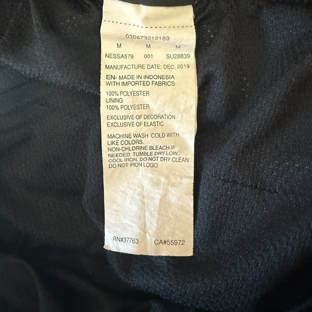 Youth Boy's M Nike Big Boys Volley Swim Shorts Black Gray Stripes Beach Summer